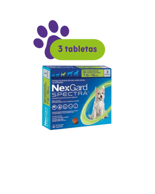 NEXGARD SPECTRA 7.6 A 15 KG (3 tabletas)1