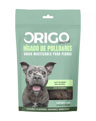 Origo Crunch Higado de Pollo & Res 100gr1