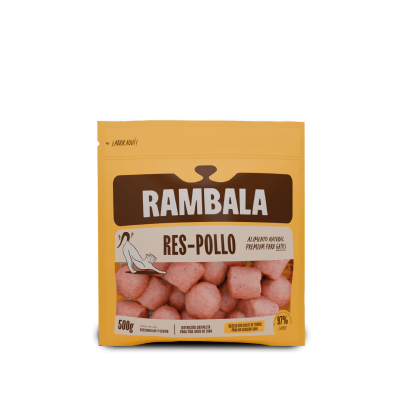 Rambala Gato Res - Pollo (Amarillo)1