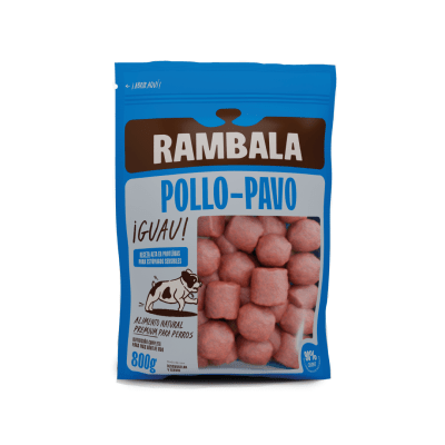 Rambala Pollo - Pavo (Azul)1