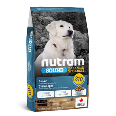 Nutram Dog - S10 Senior Dog Chicken Meal & Oatmeal Recipe 11,4 kg1