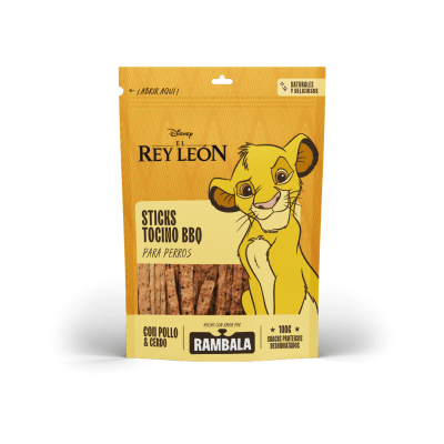 Rambala Treats Disney Sticks Tocino BBQ para Perros 100gr1
