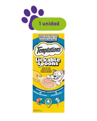 Temptations Lickable spoon Salmon & Tuna 10 gr1