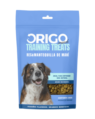 Origo Crunch Training Treats Res & Mantequilla de Mani 100gr1