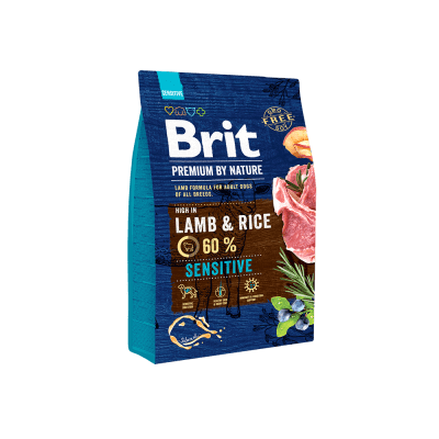 Brit Premium - Lamb & Rice Sensitive All Breeds 3Kg1