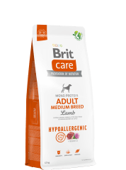 Brit Care Dog Hypoallergenic - Adult Medium Breed Lamb 12 kg