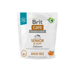 Brit Care Dog GF - Senior & Light Salmon & Potato 1 kg