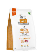 Brit Care Dog Hypoallergenic - Junior Large Breed Lamb & Rice 3 kg