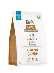 Brit Care Dog GF Senior & Light Salmon & Potato 3 kg