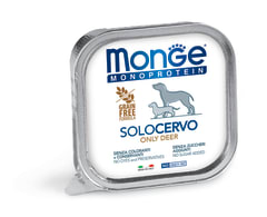 Monge Canine Monoprotein - Ciervo alutray 150 gr
