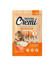 CREMI CREAMY TREATS SALMON & TUNA RECIPE (5 X 12 GR)