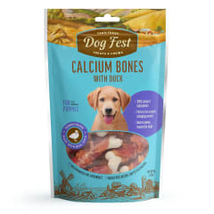 Dog Fest Puppy Calcium Bone with Duck 90 gr