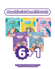 Promoción Moochie Cat Benefit Pouch 6 + 1