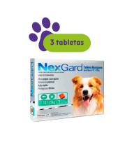Nexgard 10.1 - 25 kg (3 tabletas)