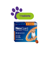 NEXGARD SPECTRA 2 - 3.5 kg (1 tableta)