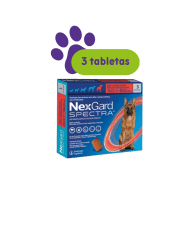 NEXGARD SPECTRA 30.1 - 60 KG (3 tabletas)