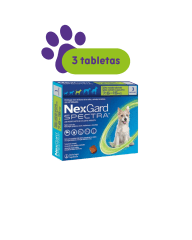 NEXGARD SPECTRA 7.6 A 15 KG (3 tabletas)