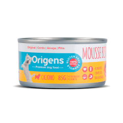 Origens lata  Perro Mousse Bistro 85gr - Cerdo, Arveja y Piña