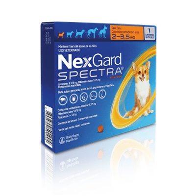 NEXGARD SPECTRA 2 - 3,5 KG. 1 COMPRIMIDO1