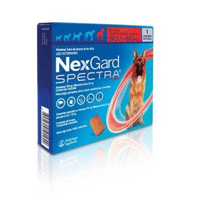 NEXGARD SPECTRA 30,1 - 60 KG. 3 COMPRIMIDOS1