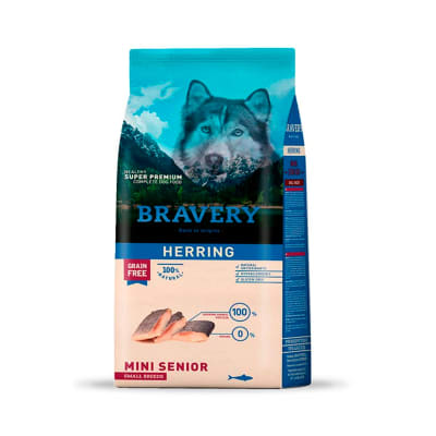 BRAVERY DOG MINI SENIOR HERRING 2 KG.1