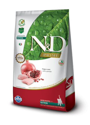 N&D PRIME FELINE POLLO & GRANADA KITTEN 1,5 KG.