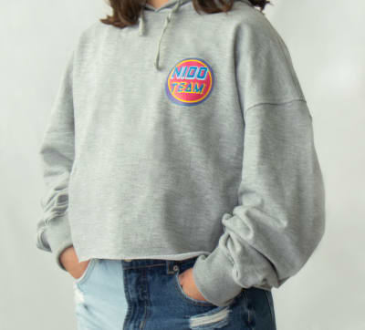 Team Nido Cropped Hoodie
