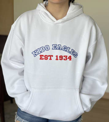 Nido Eagles White Hoodie