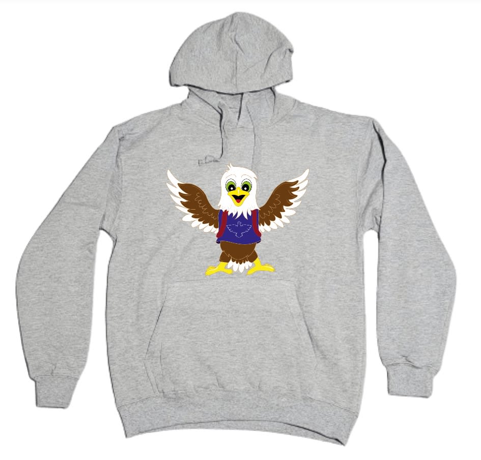 Nido kids eagle pullover hoodie1