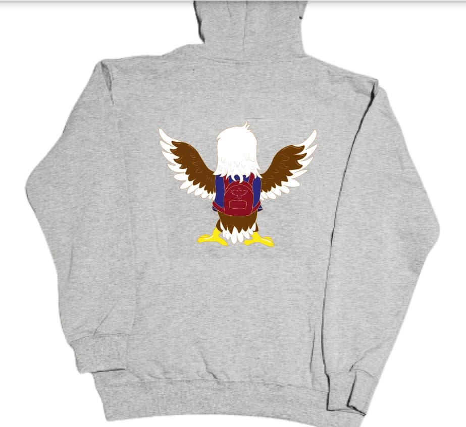 Nido kids eagle pullover hoodie2
