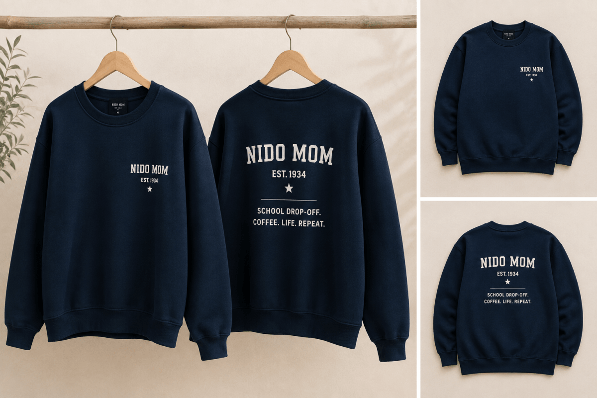 NIDO MOM Embroidered Sweatshirt — Limited Edition1