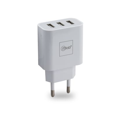 HOME CHARGER WITH 3 USB PORTS 220V 3PUERTOS USB 2.1A MLAB1
