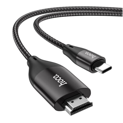 Cable Hoco UA16 Tipo C a HDMI HD 2m Negro1