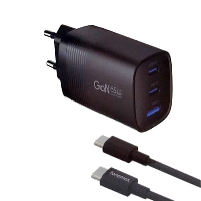 FONEMAX NEXUS POWER FAST CHARGER USB-C TO USB-C 65W1