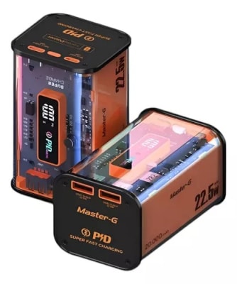 MASTER-G PORTABLE CHARGER 20.000 MAH 22.5W1