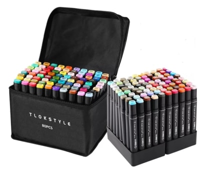 SET DE LÁPICES COLORES 80PCS1