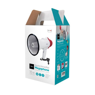 SOUND AMPLIFIER MEGAPHONE 15WATTS 250METROS MLAB 64401