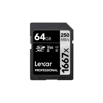 MEMORIA SD SILVER SERIES 64GB LEXAR PROFESIONAL1