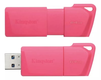 Pendrive 64GB Kingston DataTraveler Rosado1