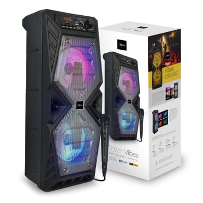 PORTABLE SOUND SYSTEM TOWER VIBES 2000W MLAB1