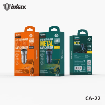 METAL CAR CHARGER 43W INKAX CA-221