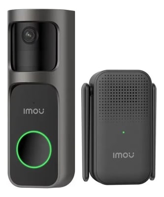 IMOU PANORAMIC BATTERY POWERED DOORBELL KIT 2K+ 4MP 5000MAH1