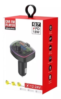 CAR FM PLAYER Q7 PD 20W 3.1A 12-24V1