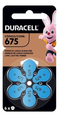 PILA AUDIFINO 675 DURACELL C/U1