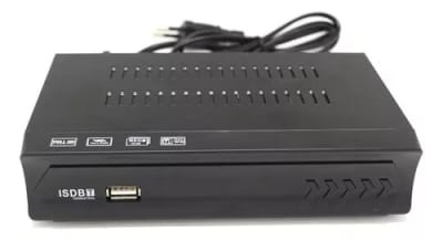 SET TOP BOX DECODIFICADOR SINTONIZADOR TV DIGITAL HD 1080p ISDBT1