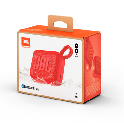 JBL PORTABLE BLUETOOTH SPEAKER GO4 RED1