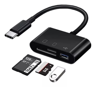 ADAPTADOR TIPO C a USB + SD/MicroSD1