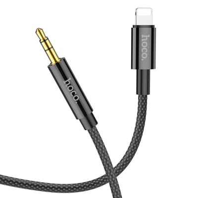 AUDIO CONVERSION CABLE JACK AUDIO 3.5 A IPHONE HOCO UPA19 1M1