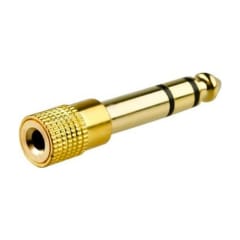 ADAPTADOR PLUG 3.5 A PLUG 6.3 METALICO