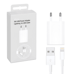 CARGADOR IPHONE 5W USB ALTERNATIVO LIGHTNING MD816ZM